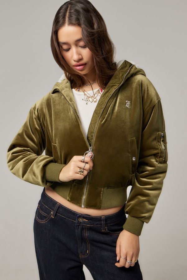 Slide View: 1: Juicy Couture Rydell Bomberjacke