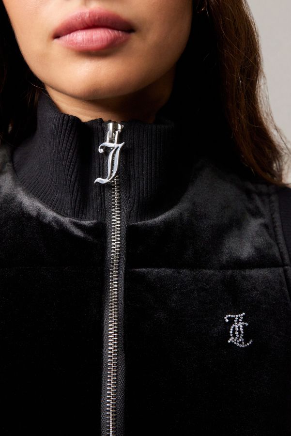 Slide View: 5: Juicy Couture Thunder Velour Gilet