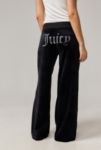 Thumbnail View 1: Juicy Couture UO Exclusive Black Ida Velour Track Pants