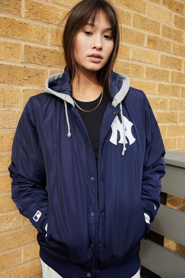 Fanatics New York Yankees Hooded Jacket Urban Outfitters UK