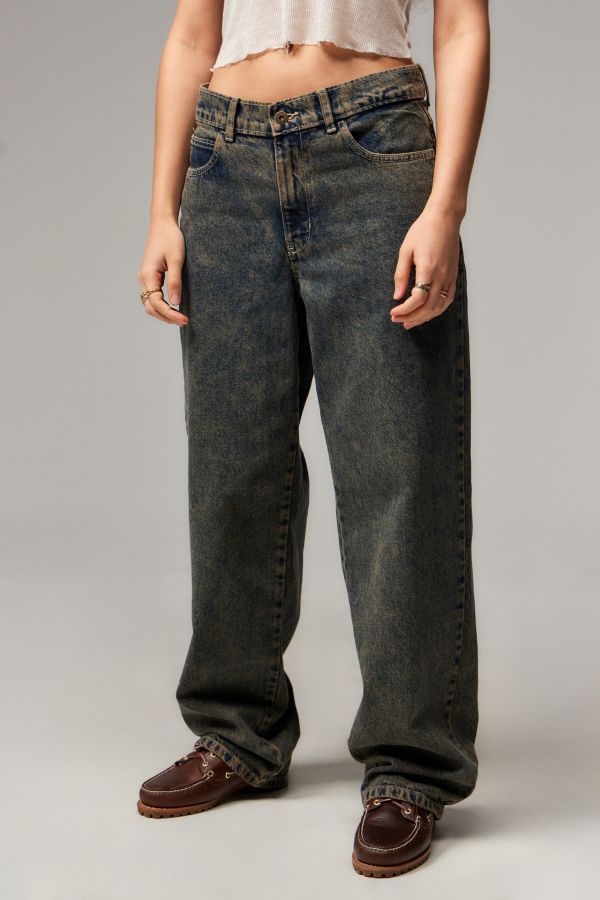 Slide View: 1: Dickies Herndon Schwarz Waschung Jeans