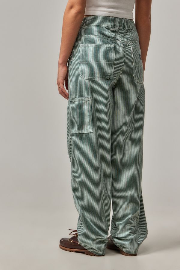 Slide View: 3: Dickies Green Hickory Carpenter Trousers