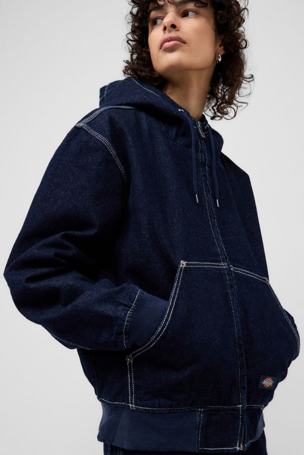 Slide View: 6: Veste en denim Big Daddy indigo Dickies