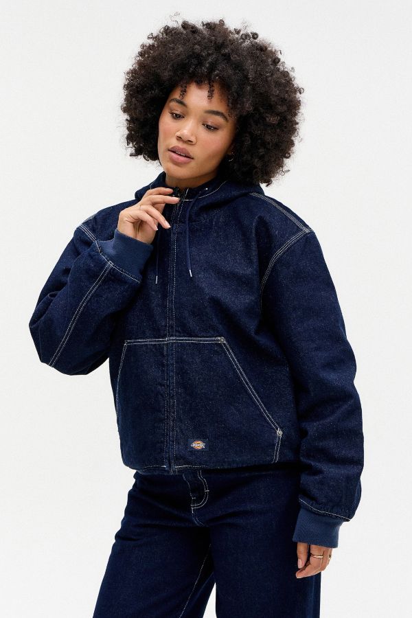 Slide View: 1: Dickies Indigo Big Daddy Denim Jacket