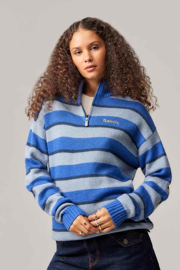 Slide View: 1: Bench UO Exclusive Mikina Half-Zip Knit