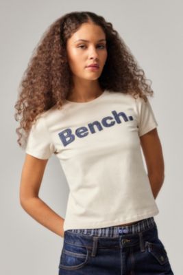 Bench UO Exklusives Ecru Applikation T-Shirt