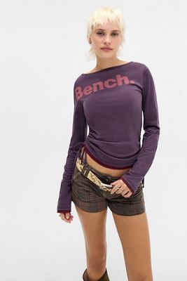Bench UO Exclusive Rera Tie Slash Neck T-Shirt