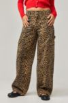 Thumbnail View 2: Damson Madder Leopard Print Cargo Jeans