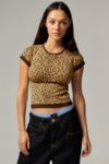 Vista en miniatura 1: Camiseta Kandi de Leopardo Modo Placer Básico Exclusivo de UO