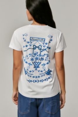 Damson Madder Flower Basket T-Shirt