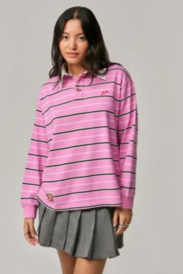 Camicia Rugby Remie Rosa Prugna