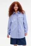 Thumbnail View 1: Damson Madder Kylie Stripe Ruffle Shirt