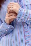 Thumbnail View 3: Damson Madder Kylie Stripe Ruffle Shirt