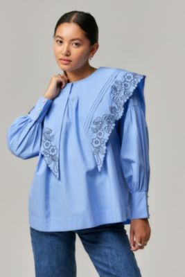 Damson Madder Blue Candy Blouse