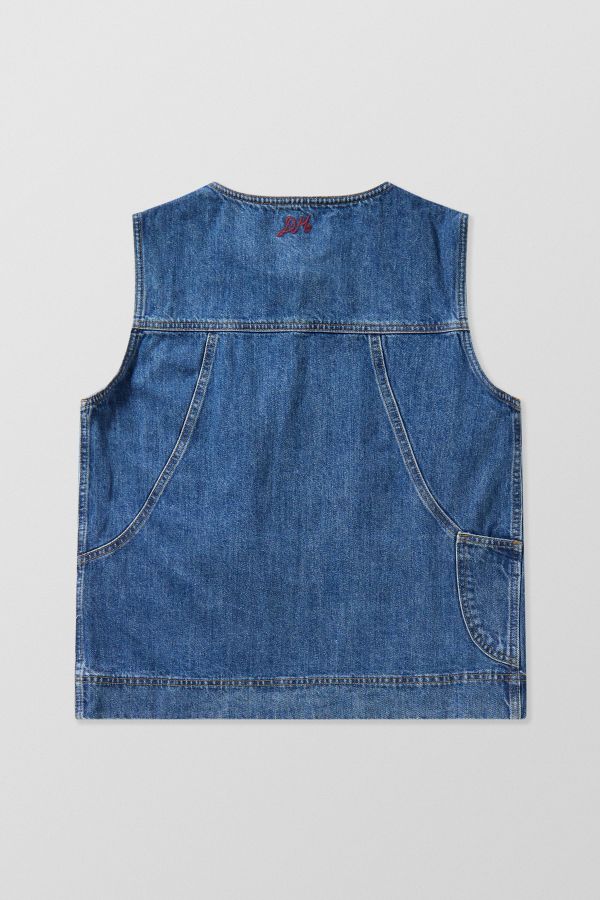 Slide View: 8: Damson Madder Milly Denim Gilet