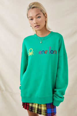 benetton sweatshirt for ladies