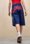 Thumbnail View 1: Short en jean de skateur Ed Hardy Medusa