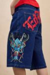 Thumbnail View 2: Ed Hardy Medusa Denim Skater Shorts