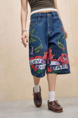 Pantalones Cortos Relajados Cherry Ed Hardy