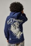 Visualizzazione miniature 1: Ed Hardy UO Esclusiva Felpa con Cappuccio e Zip Navy Spada