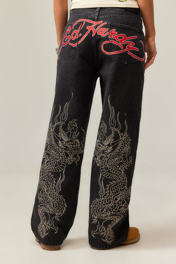 Slide View: 1: Jeans brodés Ed Hardy exclusifs à UO