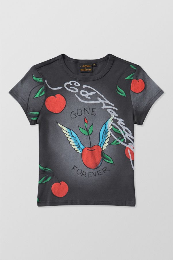 Slide View: 7: Ed Hardy UO Exklusiv Kirsche Baby T-Shirt