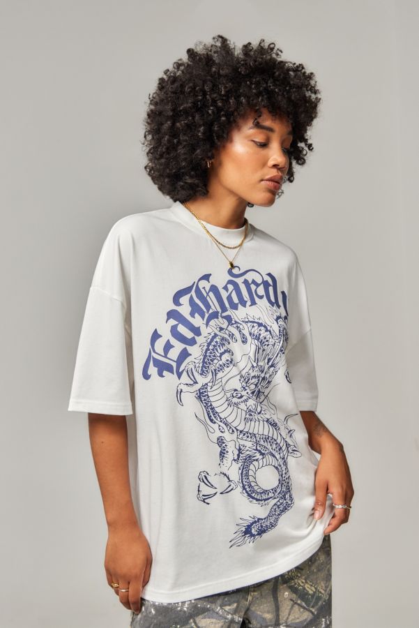 Slide View: 1: Ed Hardy UO Exclusive Gothic Dragon T-Shirt