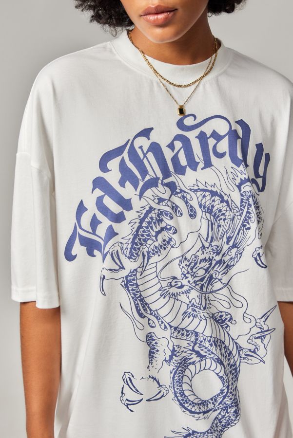 Slide View: 3: Ed Hardy UO Exclusive Gothic Dragon T-Shirt