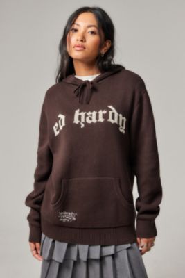 Ed Hardy UO Exclusive Knit Hoodie