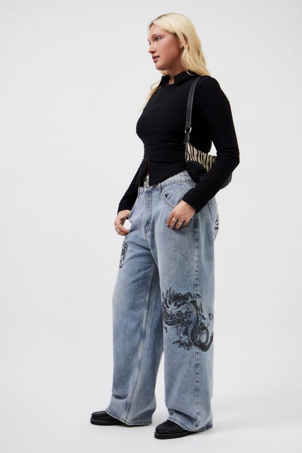 Slide View: 5: Ed Hardy NYC Extra Oversized Jeans