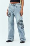 Thumbnail View 1: Jeans surdimensionnés Ed Hardy NYC