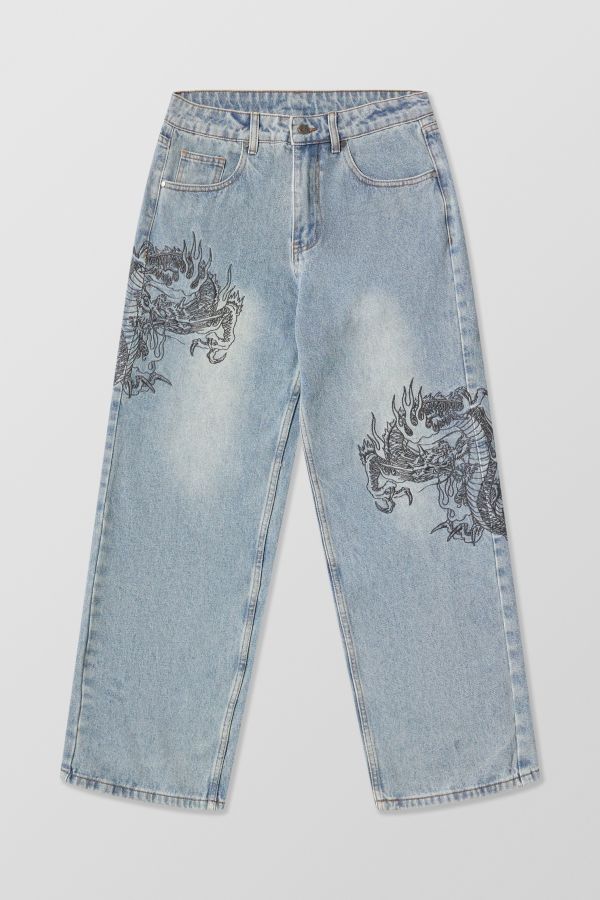 Slide View: 7: Jeans surdimensionnés Ed Hardy NYC