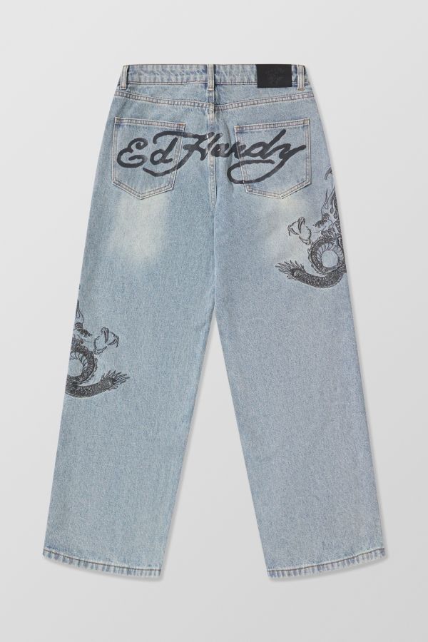 Slide View: 8: Jeans surdimensionnés Ed Hardy NYC