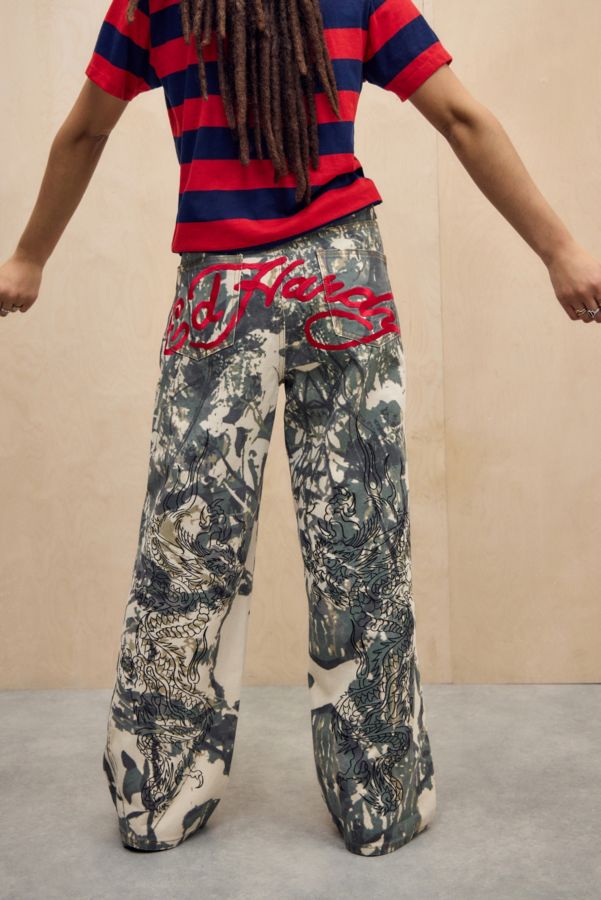 Slide View: 1: Jeans Ed Hardy UO Exclusive Camo Dragon