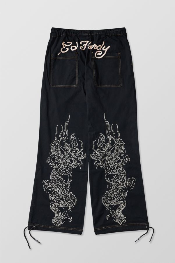 Slide View: 7: Ed Hardy Dragon Cargo Pants