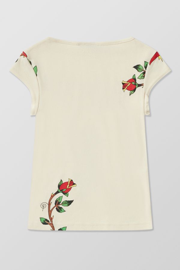 Slide View: 8: Ed Hardy UO Exclusive Slash Neck Top