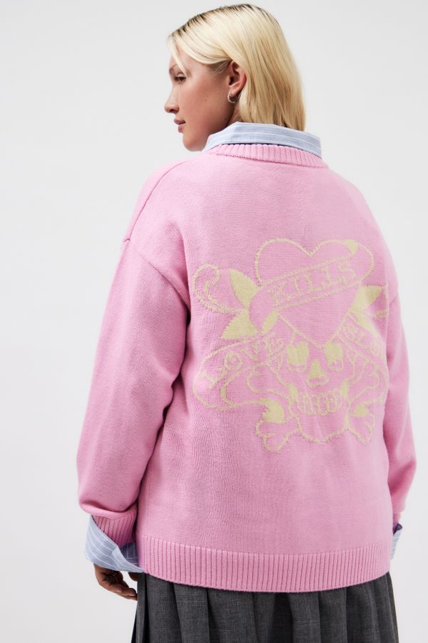 Vista de diapositivas: 6: Suéter Rosa Love Ed Hardy Exclusivo de UO