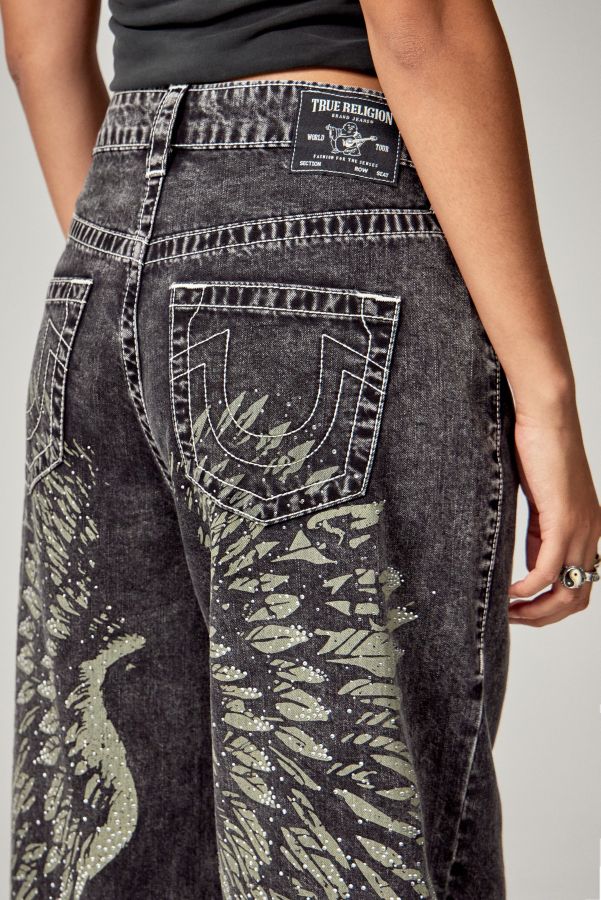 Slide View: 4: True Religion Black Wash Jessie Jeans