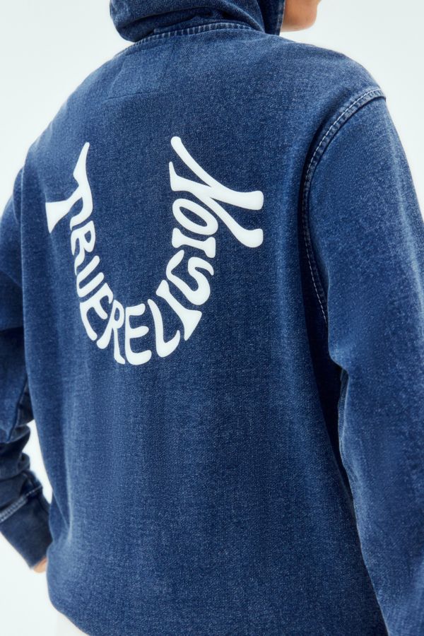 Vista diapositiva: 2: Felpa con Zip Oversize True Religion