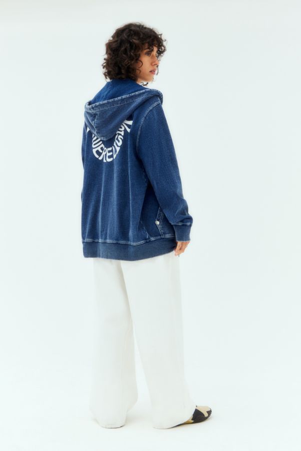 Vista diapositiva: 3: Felpa con Zip Oversize True Religion