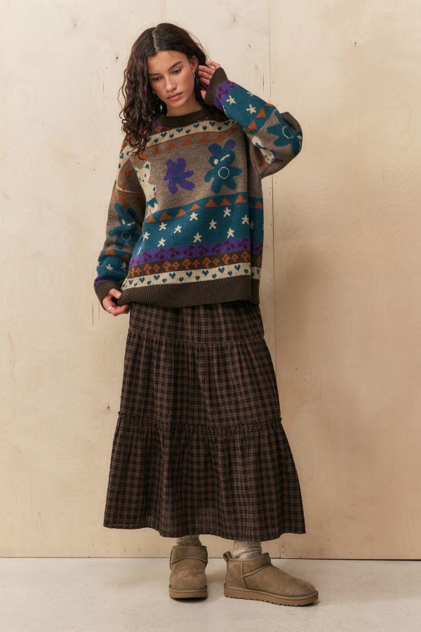 Slide View: 3: Minga London Oma Jacquard Pullover