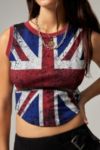 Thumbnail View 4: Minga London UK Flagge Muskelshirt