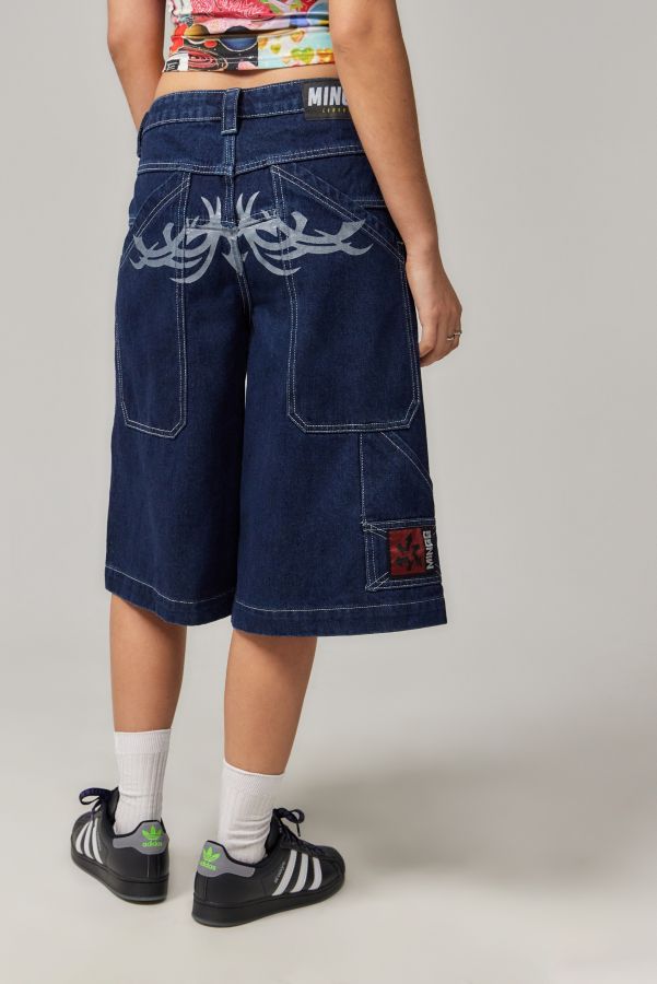 Slide View: 2: Minga London Skater Denim Shorts