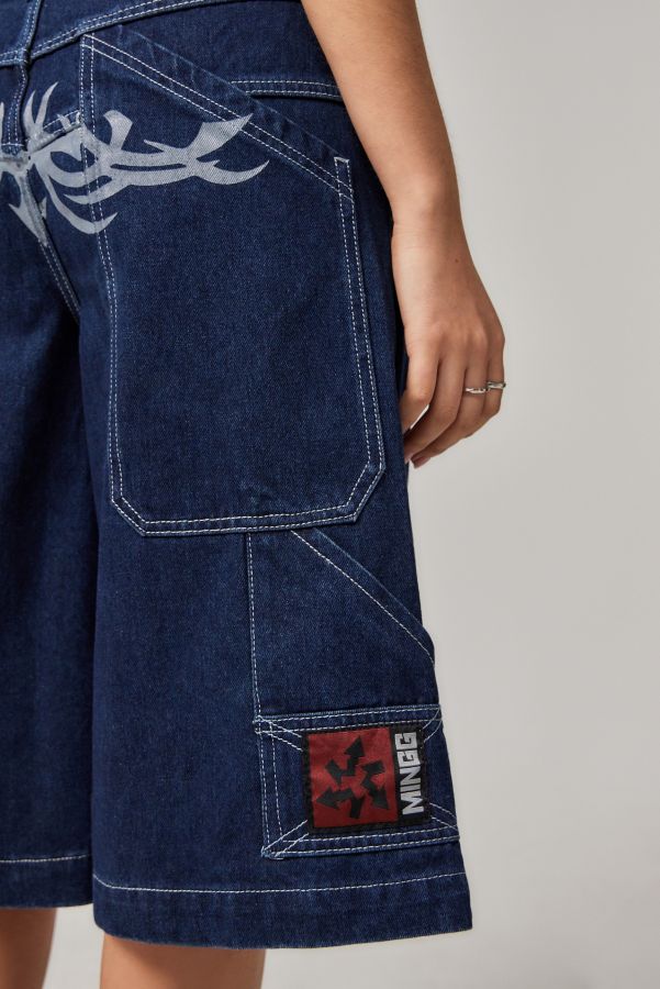 Slide View: 4: Minga London Skater Denim Shorts