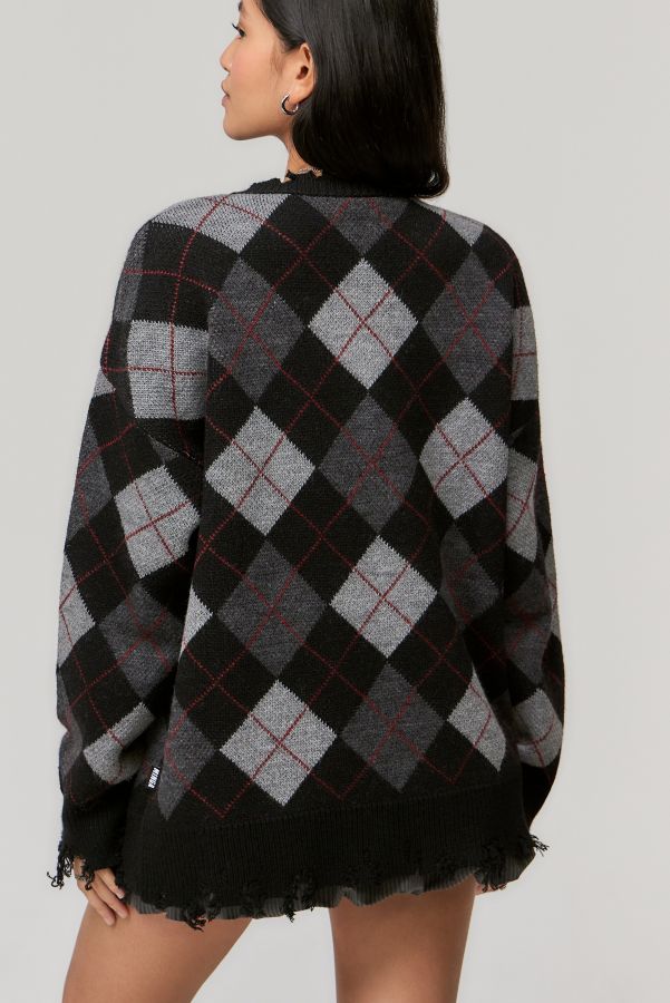 Slide View: 4: Minga London Argyle Pullover