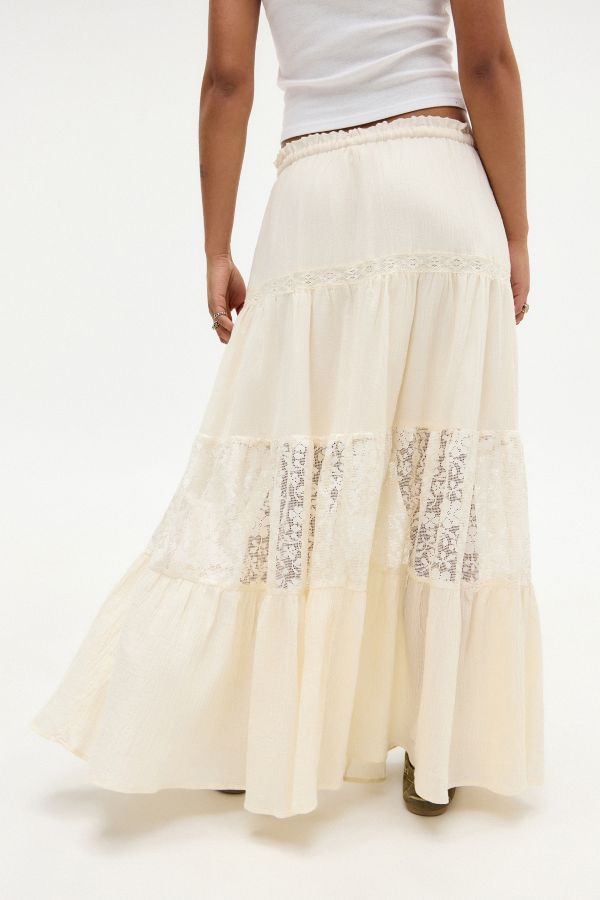 Slide View: 4: Kiss The Sky Venezia Lace Skirt