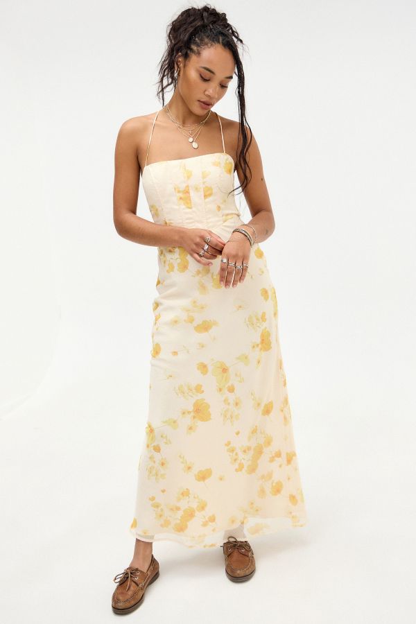 Slide View: 1: Love Triangle UO Exclusive Ingrid Maxi Dress