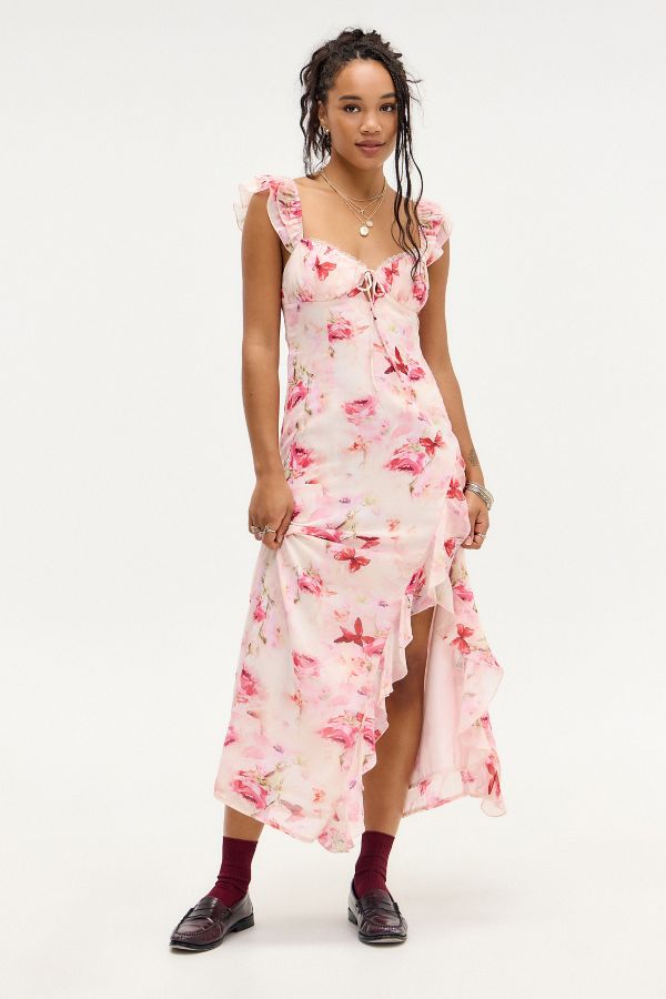 Slide View: 1: Love Triangle Fleur Maxi Dress