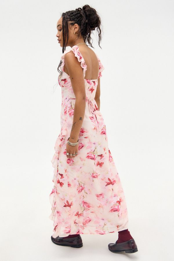 Slide View: 4: Love Triangle Fleur Maxi Dress