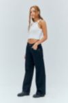 Thumbnail View 4: Motel Dunkelblau Denim Niedrige Taille Parallel Jeans